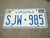 1980 VIRGINIA License Plate SJW 985