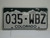 COLORADO License Plate 035 WBZ