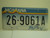 MONTANA Big Sky License Plate 26 9061A
