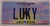Mississippi Vanity License Plate LUKY