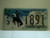 2009 Wyoming Truck License Plate 23 1891