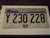 2002 ILLINOIS Land of Lincoln License Plate Y 230 228