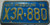 1976 Oct Missouri X3R-880 License Plate Clear