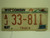2002 WISCONSIN Truck License Plate AJ 33 811