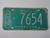1970 KANSAS Midway USA License Plate BT 7654