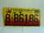 2004 NEBRASKA License Plate 8 B6186