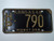 1968 KANSAS Midway USA License Plate HP 790
