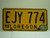 1986 OREGON License Plate EJY 774