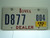 2007 IOWA Dealer License Plate  D877 004