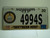 2011 MISSISSIPPI Southern Miss University License Plate 4994S