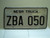 NEBRASKA Truck License Plate ZBA 050