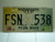 2000 MISSISSIPPI Magnolia License Plate FSN 538