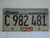 1999 ILLINOIS Land of Lincoln License Plate C 982 481
