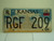 2004 KANSAS Capitol Truck License Plate RGF 209
