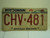 WISCONSIN America's Dairyland License Plate CHV 481