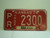 1974 KANSAS Truck 8M regular License Plate PR 2300