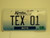2012 KENTUCKY Unbridled Spirit VANITY License Plate TEX 01