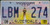 2009 Sep Mississippi LBM 274 License Plate