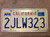 April 1993 California License Plate 2JLW323