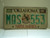 2009 OKLAHOMA Native America License Plate MQS 553