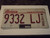1998 ILLINOIS Land of Lincoln B TRUCK License Plate 9332 LJ