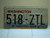 Washington Evergreen State License Plate 518 ZTl