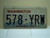 Washington Evergreen State License Plate 578 YRW