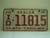 2000 NORTH CAROLINA Dealer License Plate ID 11815