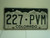 COLORADO License Plate 227 PVM
