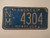 1967 KANSAS Midway USA License Plate NM 4304