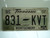 2007 TENNESSEE Volunteer State License Plate 831 KVT