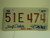 1987 SOUTH DAKOTA Centennial 1889 1989 License Plate 51E 474