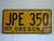 1980 OREGON License Plate JPE 350
