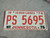 1974 1975 MINNESOTA 10,000 Lakes License Plate PS 5695