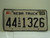 2004 NEBRASKA Commercial Truck License Plate 44 1326