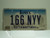 IOWA License Plate 166 NYY