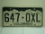 COLORADO License Plate 647 OXL