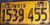 1941 Illinois 1539 455 License Plate