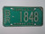 1970 KANSAS License Plate BR 1848