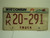 WISCONSIN Truck License Plate AK 20 291