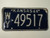 1964 KANSAS License Plate WY 49517