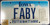 2007 Dec Iowa Vanity License Plate FABY