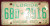 1973 Florida License Plate 68D3916