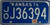 1976 1980 Johnson Co J36394 Kansas License Plate