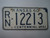 1960 KANSAS 1961 Centennial License Plate RN 12213