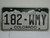 COLORADO License Plate 182 WMY