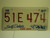 1987 SOUTH DAKOTA Centennial 1889 1989 License Plate 51E 474 1