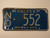 1967 KANSAS Midway USA License Plate NO 552