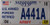 2009 Apr Mississippi ARMY License Plate A441A
