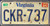 1984 May Virginia CKR-737 License Plate